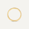 14 Karat Gold Cubic Zirconia Stacked Eternity Ring - 5