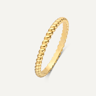 14 Karat Gold Twisted Band Ring - 1