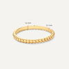 14 Karat Gold Twisted Band Ring - 5