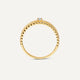 Cubic Zirconia Double Twisted Ring