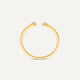 Cubic Zirconia Open Stacker Ring