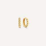 Beaded Small Huggie Hoops (10mm)