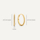 Tube Twisted Hoops Set