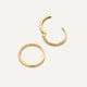 Twisted Small Hoops (15mm)