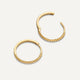 Twisted Medium Hoops (18mm)