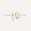 14 Karat Gold Essential Small Huggie Hoops (10mm) - 7