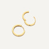 14 Karat Gold Essential Huggie Hoops (12mm) - 5