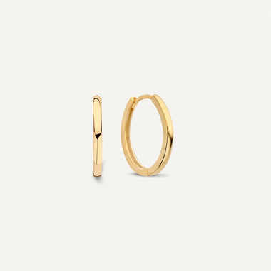 585er Gold Essential Kleine Hoops (15mm) - 1