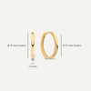 14 Karat Gold Essential Hoops Set - 6