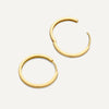 14 Karat Gold Essential Hoops Set - 10