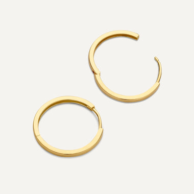 14 Karat Gold Essential Hoops Set - 10