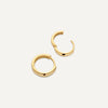 14 Karat Gold Bold Hoops Set - 9