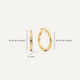 Tube Twisted Hoops Set