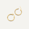 14 Karat Gold Tube Small Hoops (18mm) - 6