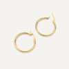 14 Karat Gold Tube Medium Hoops (24mm) - 7