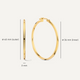 Tube Oversized Hoops (40mm)