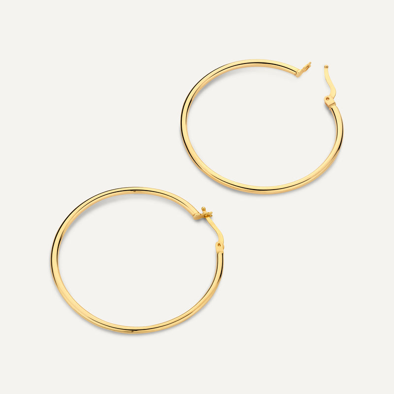 Tube Oversized Hoops (40mm)