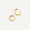 Or 14 Carats Créoles Huggie Chunky (12mm) - 7