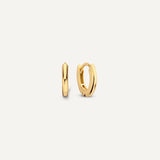 Ovale Kleine Huggie Hoops (10mm)