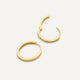 Pavé Zirkonia Ovale Hoops Set