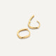 Chain Huggie Hoops (11mm)