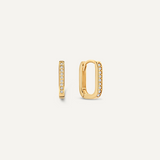 Créoles Huggie U Zircon Pavé (12 mm)