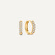 Créoles Etincelantes Zircon Pavé (15 mm)