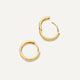 Créoles Etincelantes Zircon Pavé (15 mm)