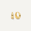 14 Karat Gold Bold Dome Huggie Hoops (10.5 mm) - 1