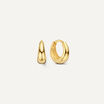 Bold Dome Huggie Hoops (10.5 mm)