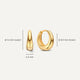 Bold Dome Small Hoops (14mm)