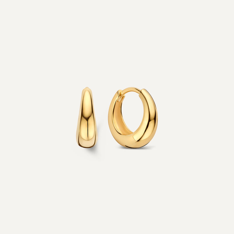 Bold Dome Small Hoops (14mm)