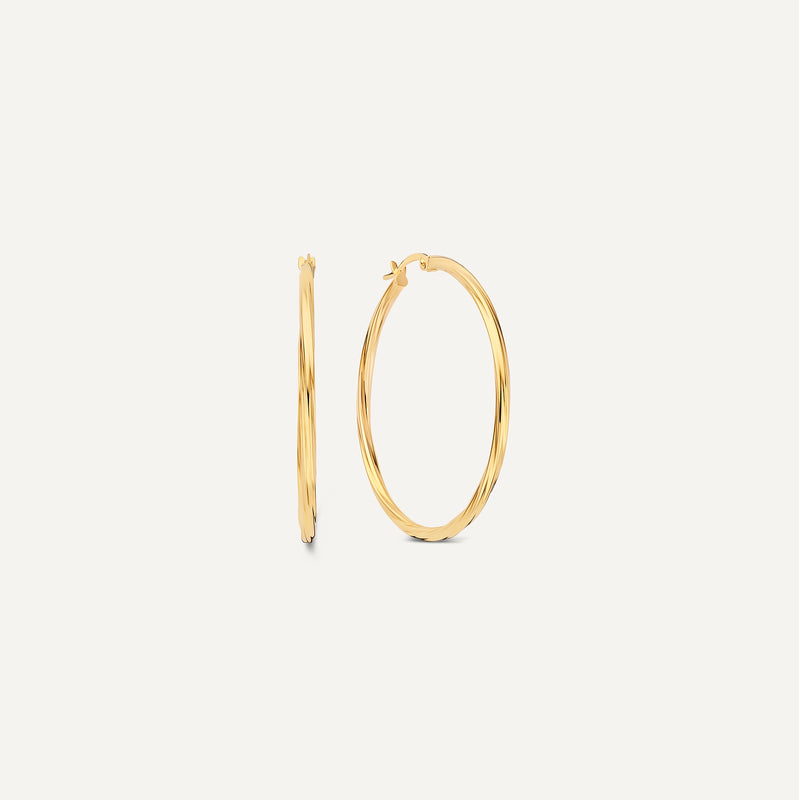 Spiral Tube Extra Large Hoops (33 mm)