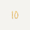 14 Karat Gold Bold Rope Medium Hoops (20 mm) - 1