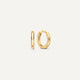 Round Edge Small Huggie Hoops (10 mm)