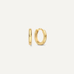 Round Edge Small Huggie Hoops (10 mm)