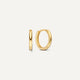 Round Edge Huggie Hoops (12 mm)