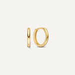 Round Edge Huggie Hoops (12 mm)