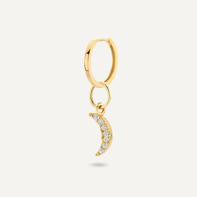 Pavé Zirkonia Oorbel Bedels Set