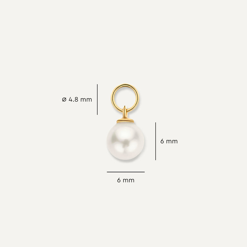 Pearl Hoop Charm