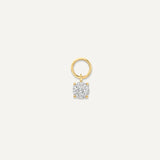 Round Cut Zirkonia Ohrring-Einhänger
