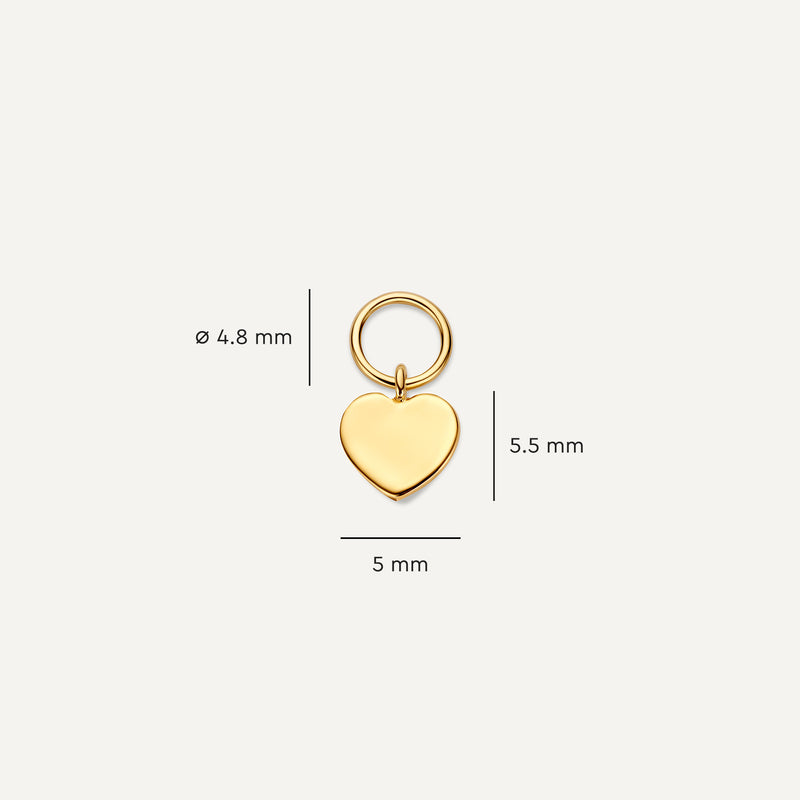 Heart Hoop Charm