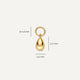 Drop Hoop Charm