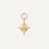 Oro de 14 Quilates Stellar Hoop Charm - 1