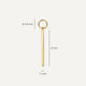 Bar Hoop Charm (21 mm)