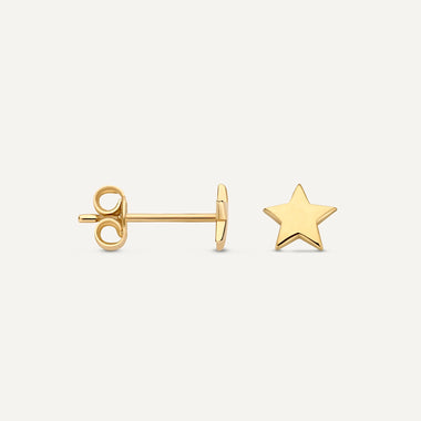 14 Karat Gold Star Studs - 4