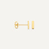 14 Karat Gold Bar Studs - 5