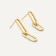 Boucles d'Oreilles Double Pendantes Trombone