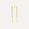 14 Karat Gold Beaded Drop Earrings - 1
