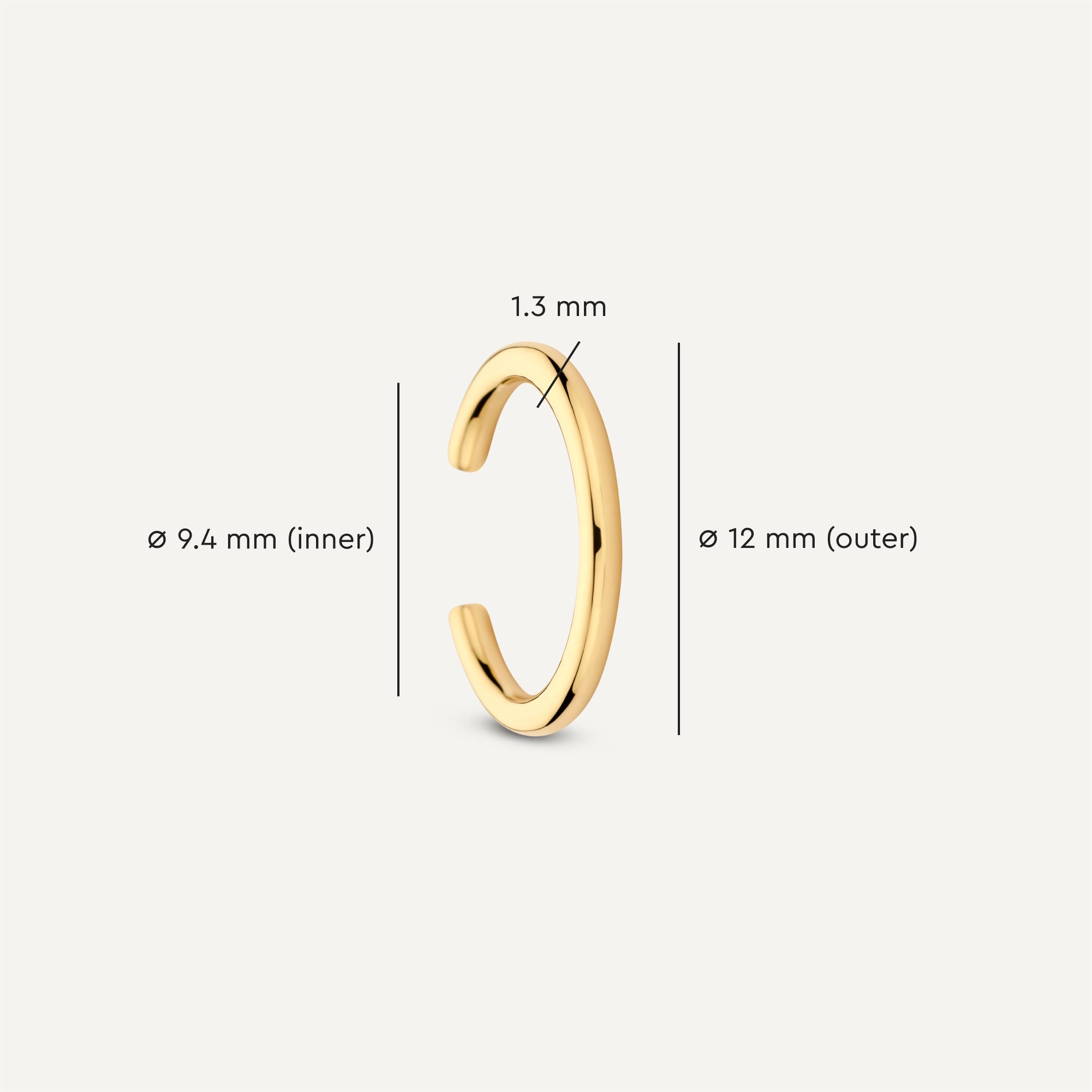 アクセサリー h'eres HORN RING CLASSIC EAR CUFF GOLD 317e6276f9cb81edd06ffe43146311